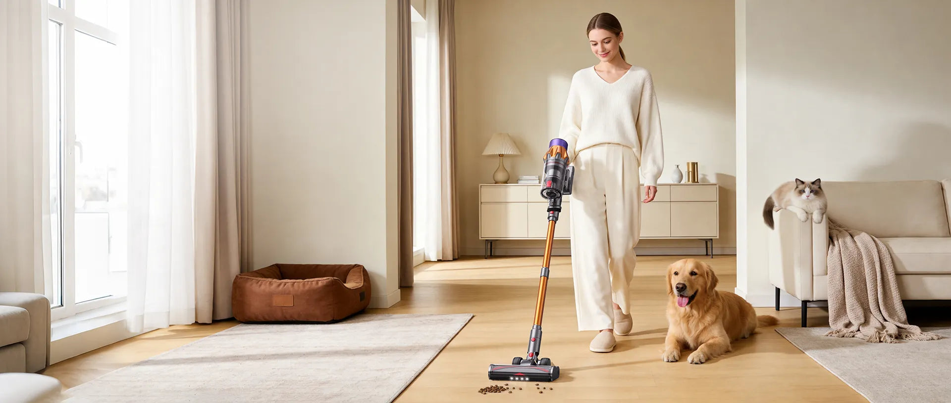 Aspiradora sin cable para mascotas Honiture X7 – nuevo modelo 2026