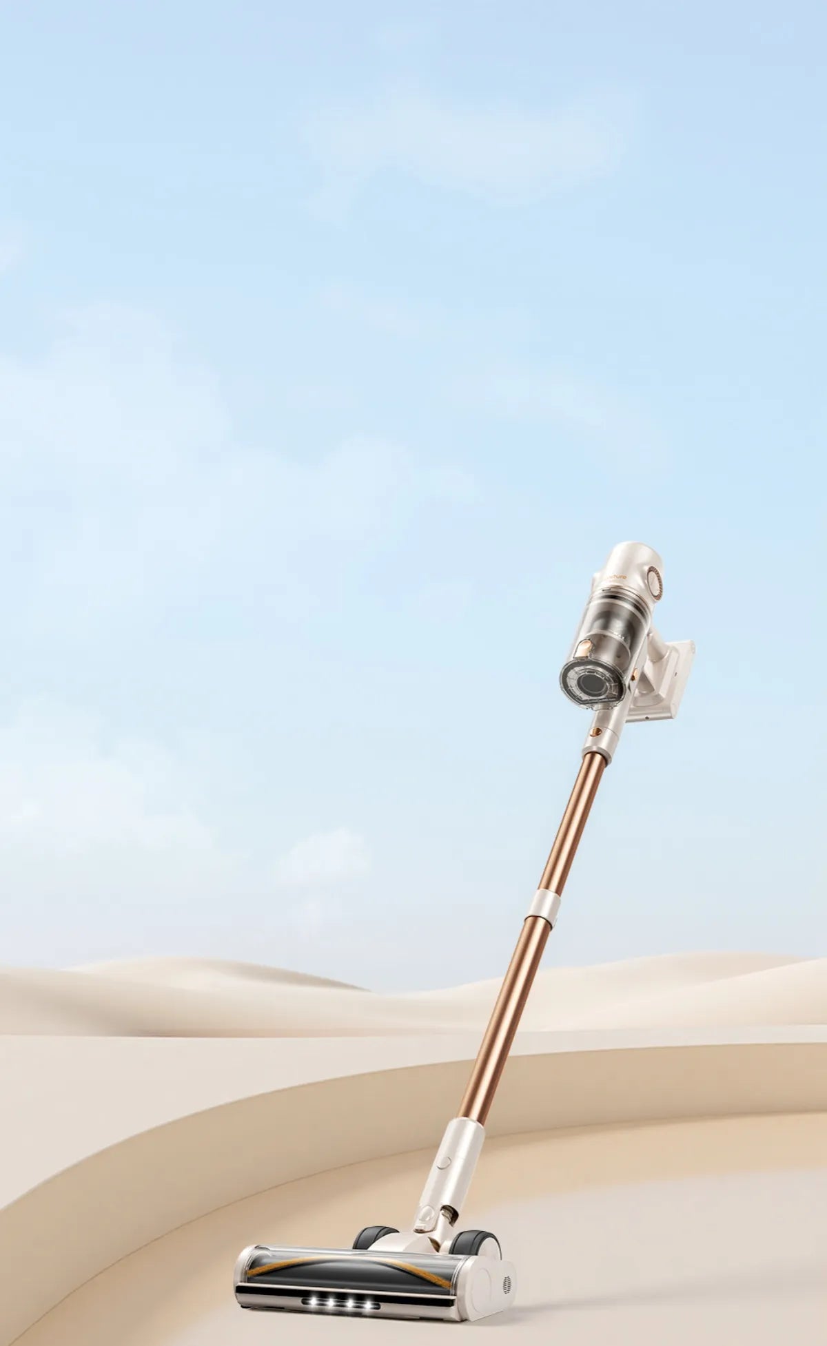 Banner de la página principal de Honiture mostrando la aspiradora inalámbrica P7 Pro.