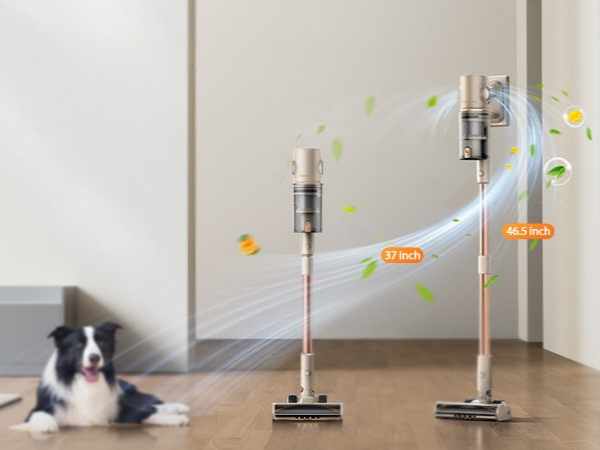 Honiture P7 Pro: aspiradora de mano que se sostiene sola.