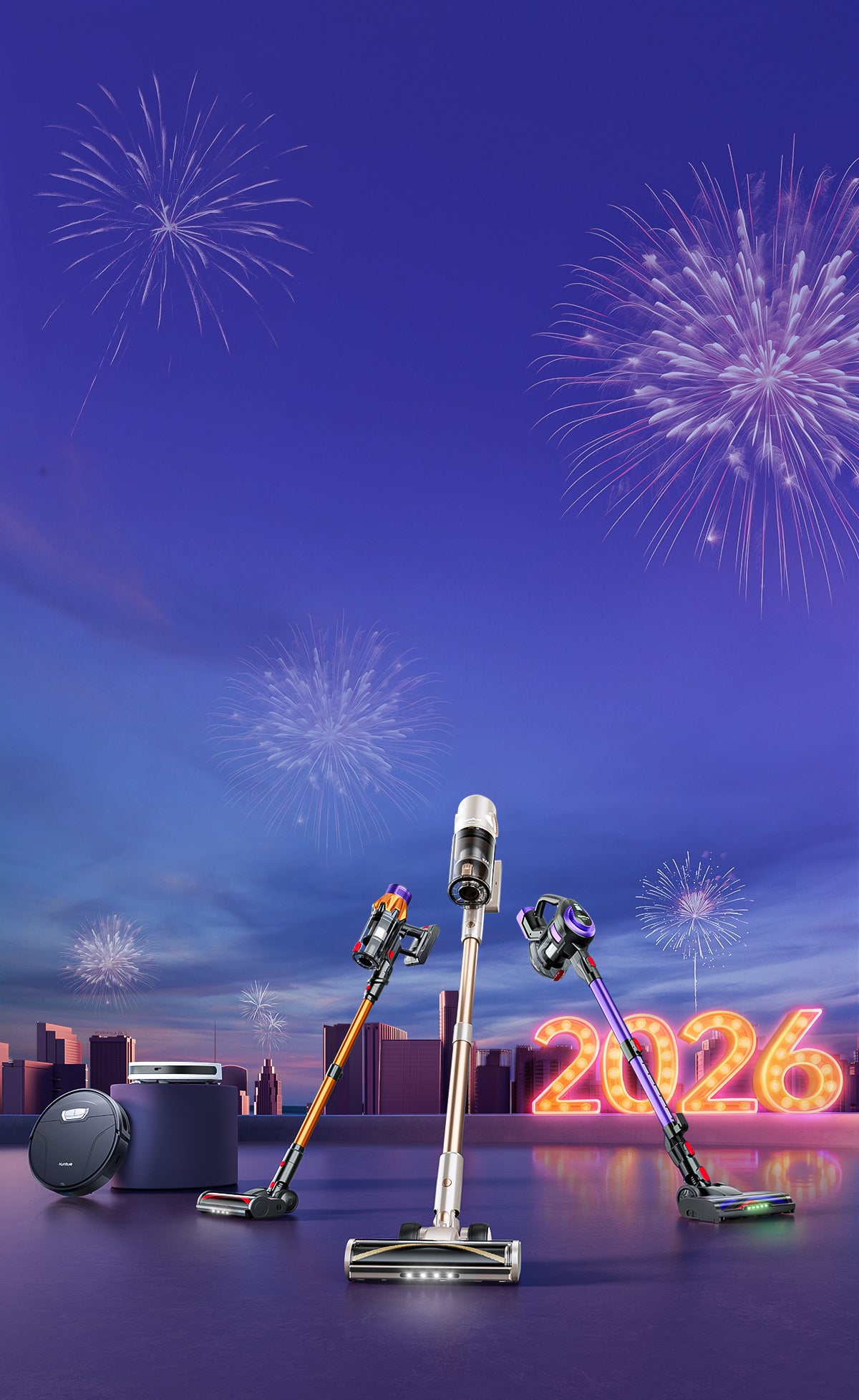 Honiture 2026 | Promoción de Año Nuevo. Disfruta hasta un 15% de descuento en aspiradoras y robots aspiradores. ¡Aprovecha la oferta ya!