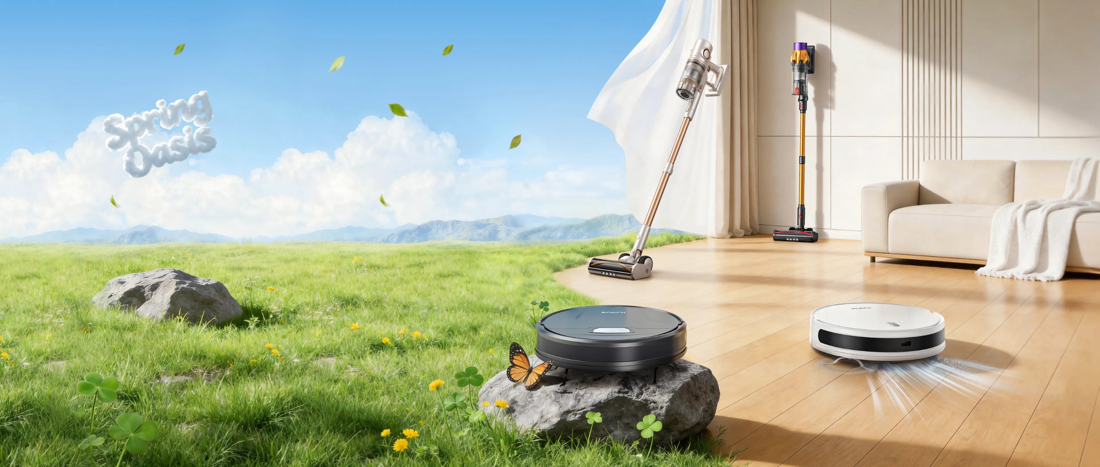 Rebajas de primavera 2026 en Honiture España: hasta 12% de descuento en aspiradoras sin cables, robots aspiradores y accesorios originales para la limpieza del hogar.